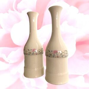 Steelite International Bud Vases Made In England (set of 2). Rare Vintage